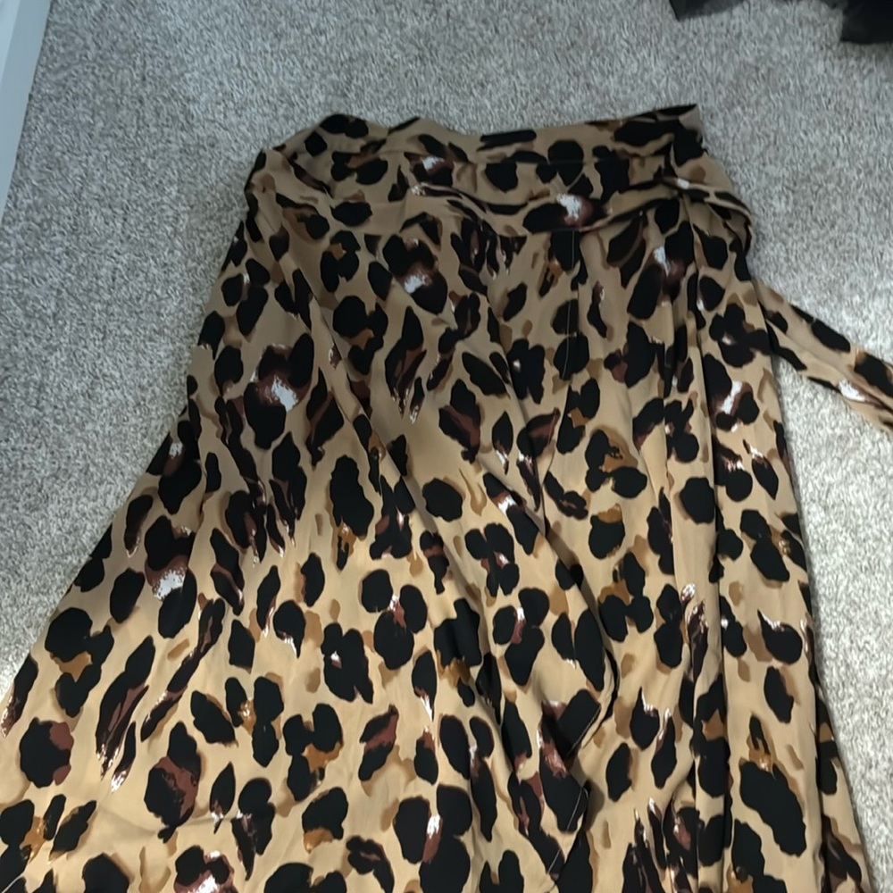 Leopard Wrap Skirt